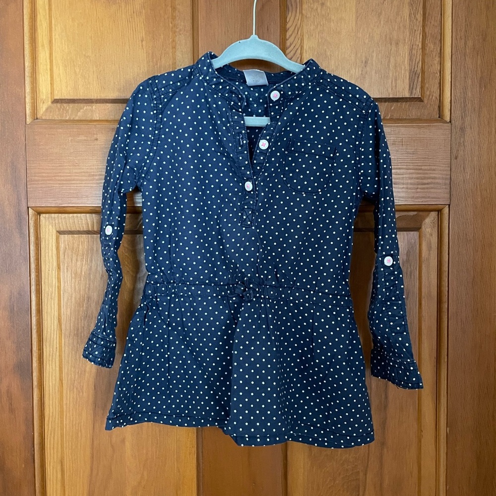 Carter’s Navy Polka Dot Blouse, 3T